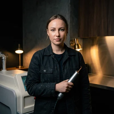 Kate, laser removal technician specialising in cover-up fading and PMU removal