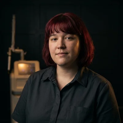 Kelly, lead laser removal technician at Cloak & Dagger Tattoo Removal